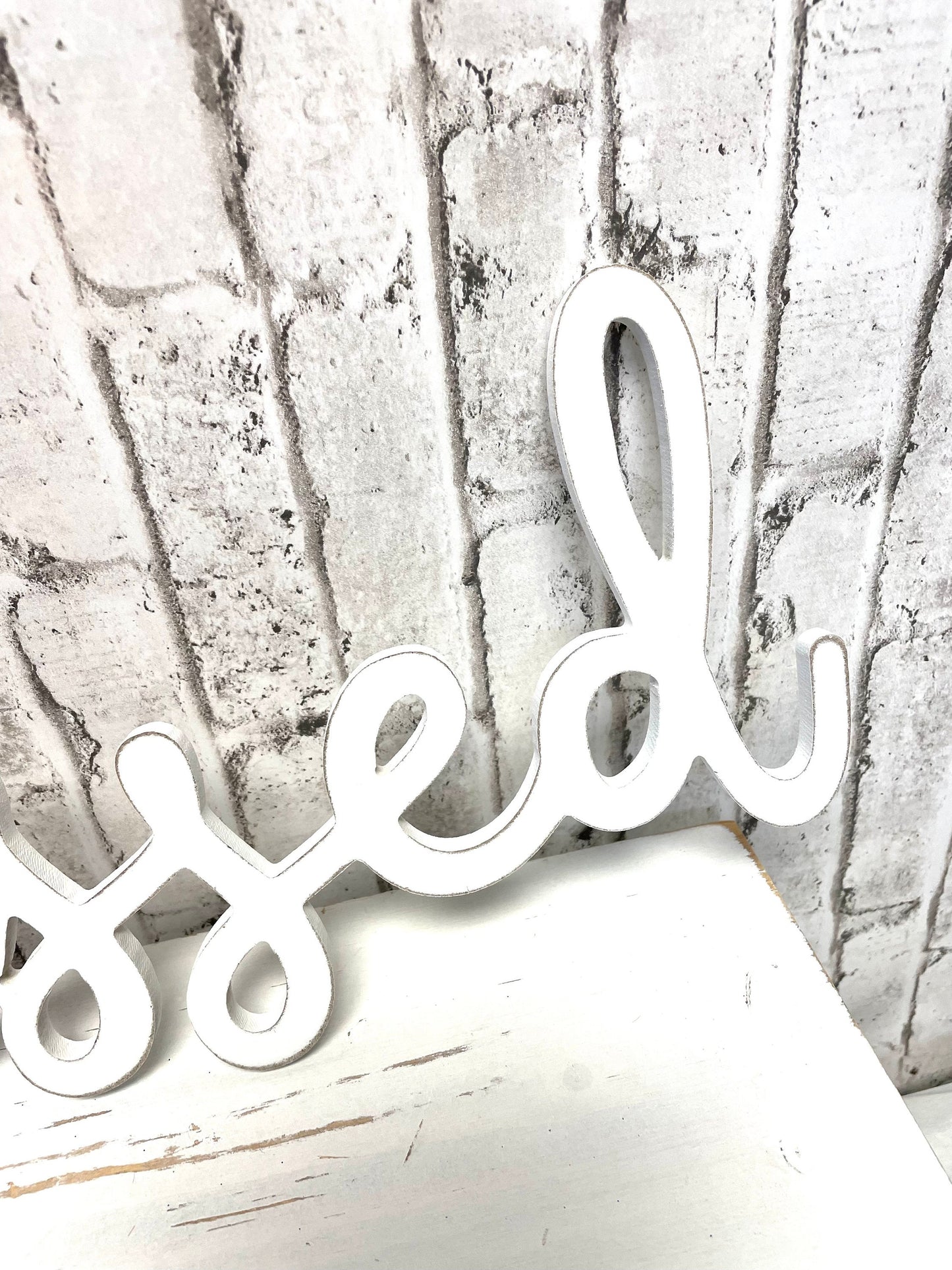 BLESSED wooden sign, AB245927