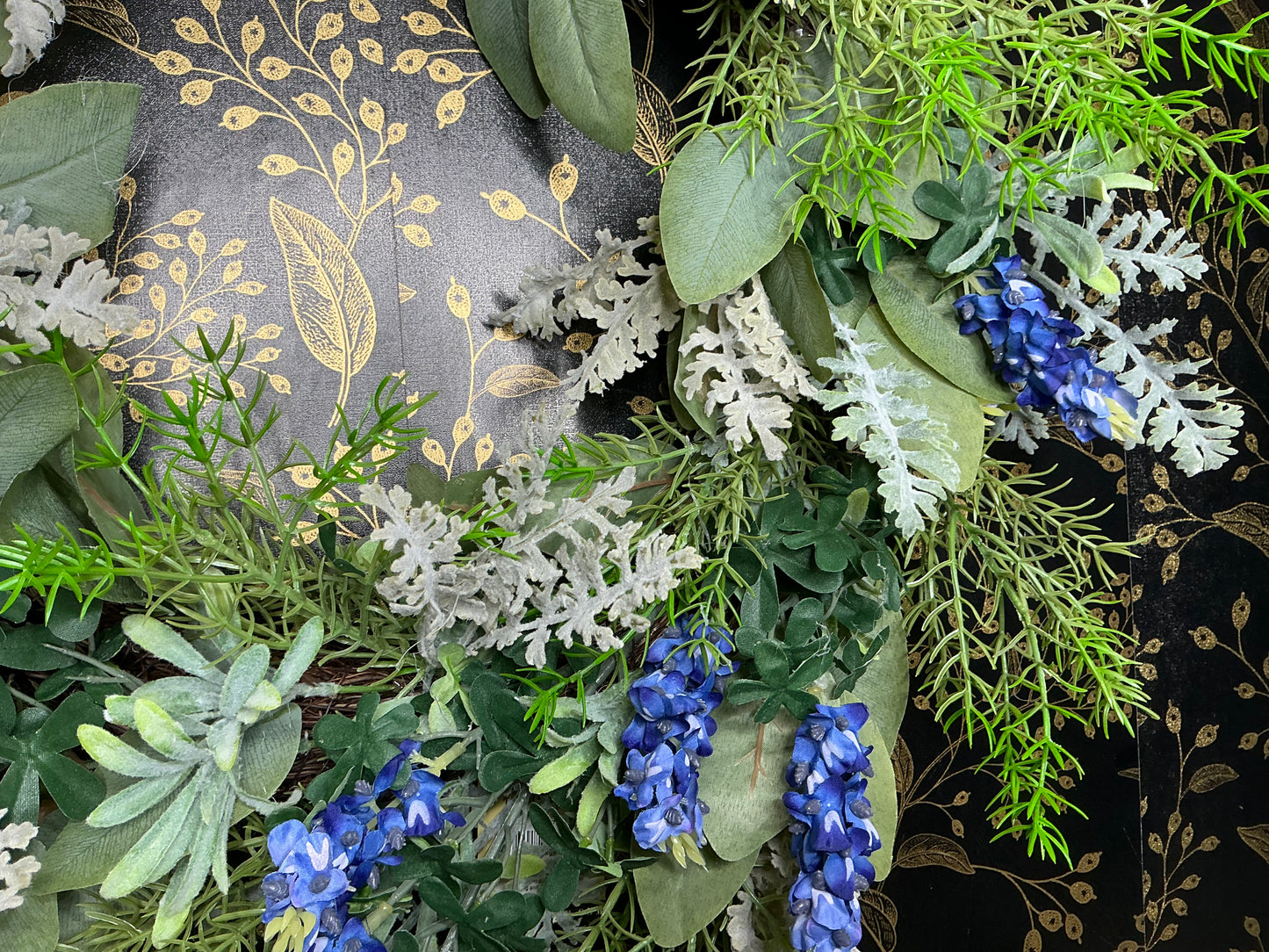Blue Bonnet Wreath