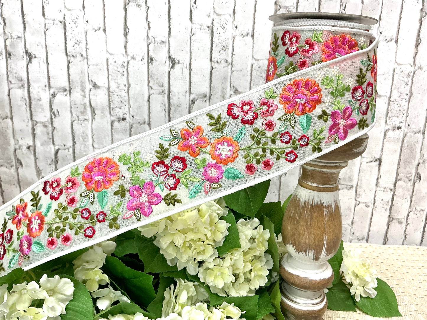 Vibrant Vines, Farrisilk designer ribbon, SR099-32