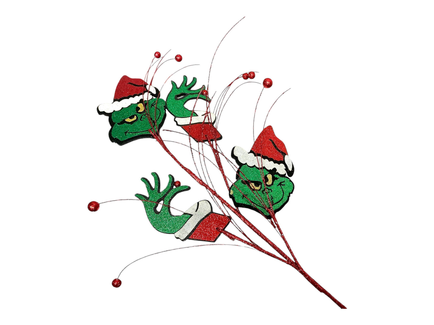 grinch face and hands Spray