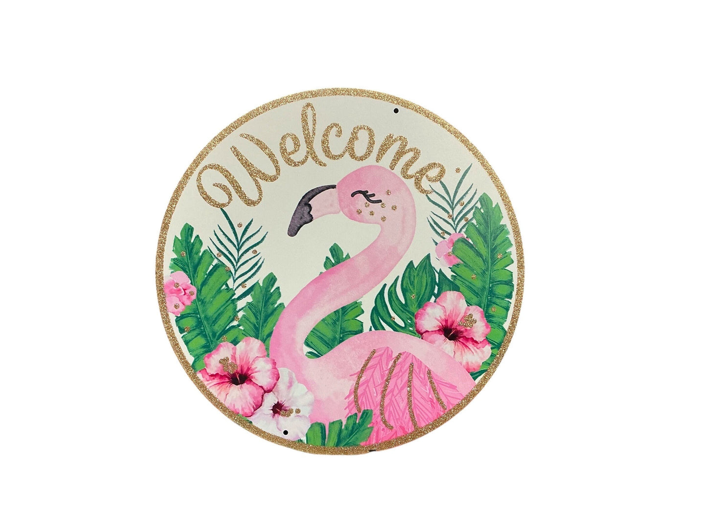 flamingo welcome sign, MD0830, flamingo sign