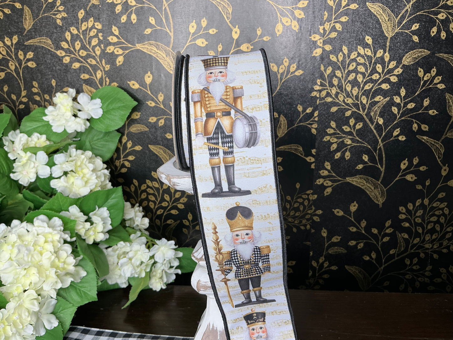 Black/Gold Nutcracker Ribbon
