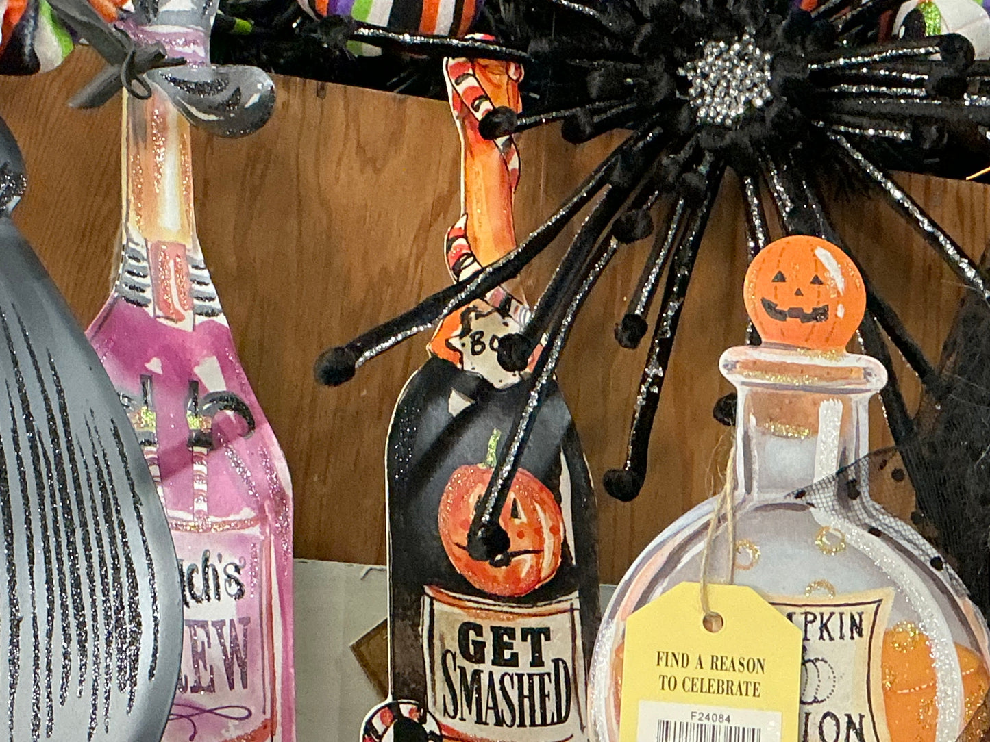 Spooky Wine Bottles, Round Top Collection