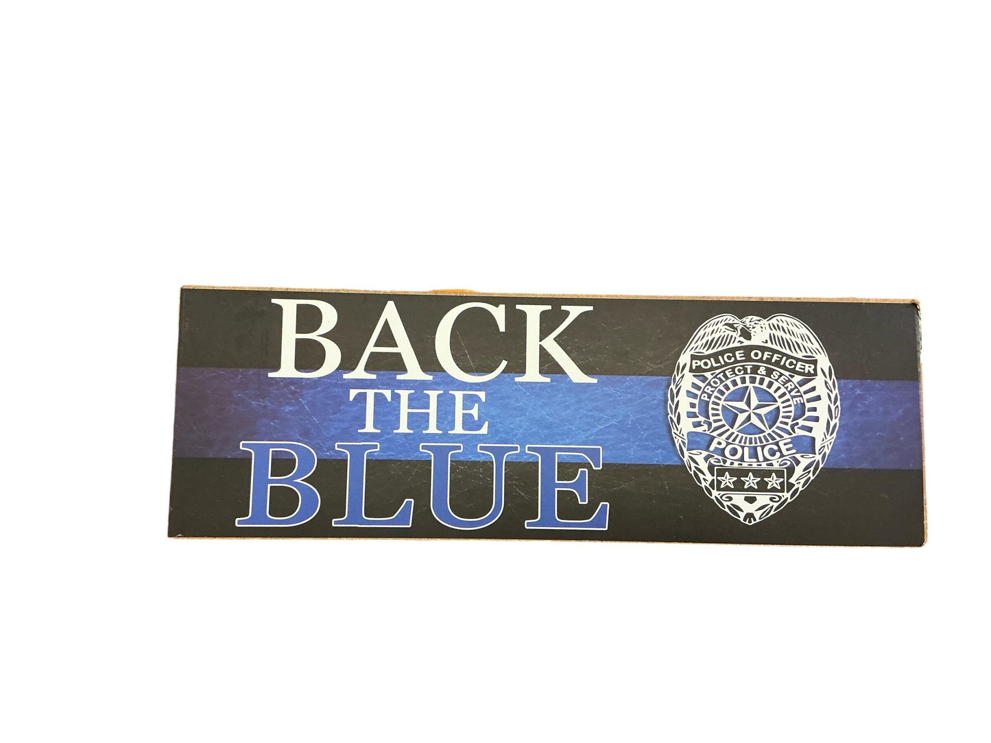 police wreath sign, AP806903, back the blue wreath sign, wreath sign