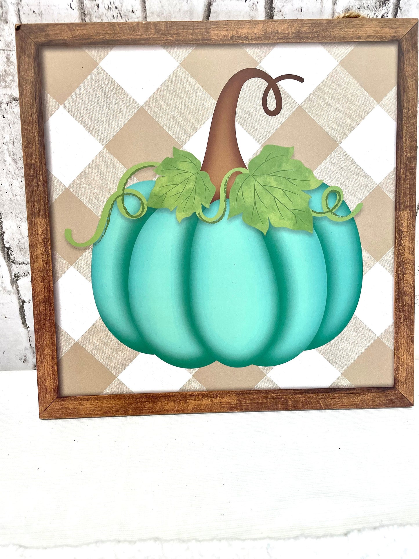 Fall sign, AP714793, teal pumpkin sign