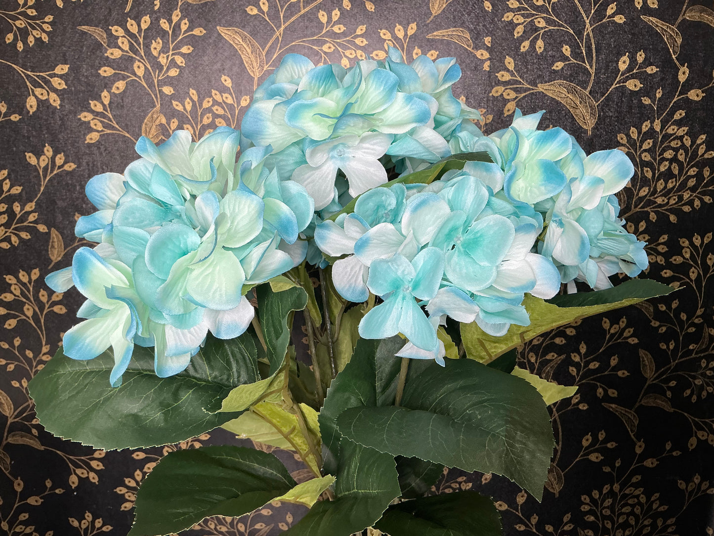 Teal Hydrangea Bush - 80312-TQ
