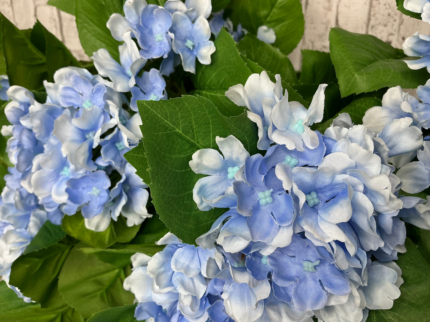 Hanging hydrangea bush, Blue, UV protected, MTF24609