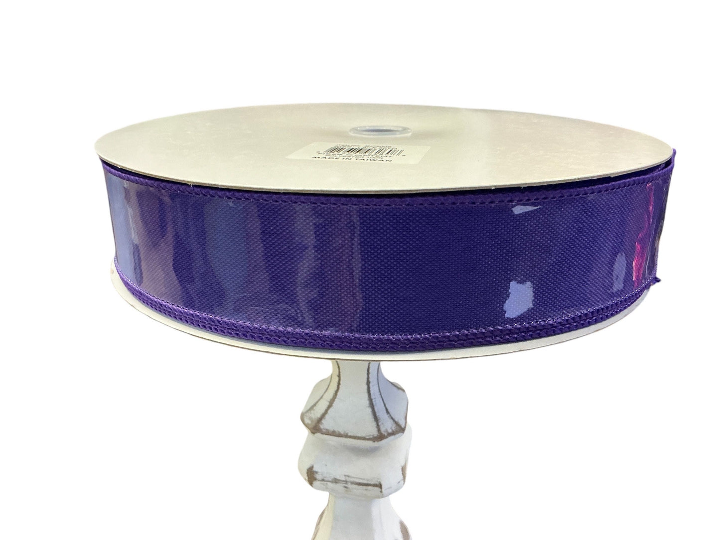 dark purple faux burlap, faux burlap, 50 yard roll burlap ribbon.