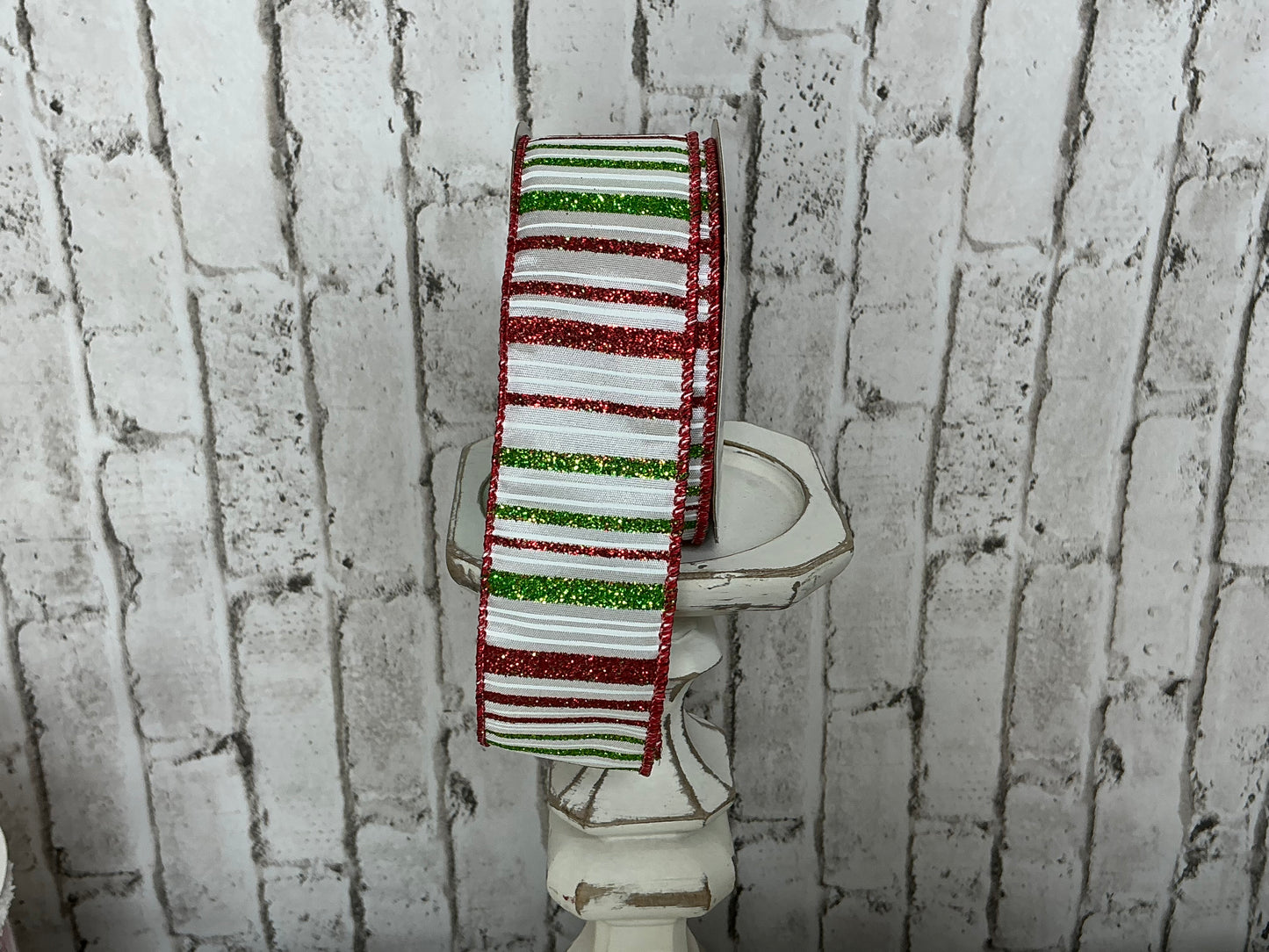 White with stripes ribbon, RGC195927