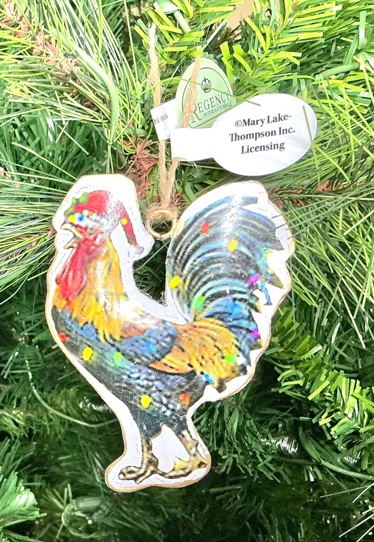 Chicken Christmas Ornament, MTC10073