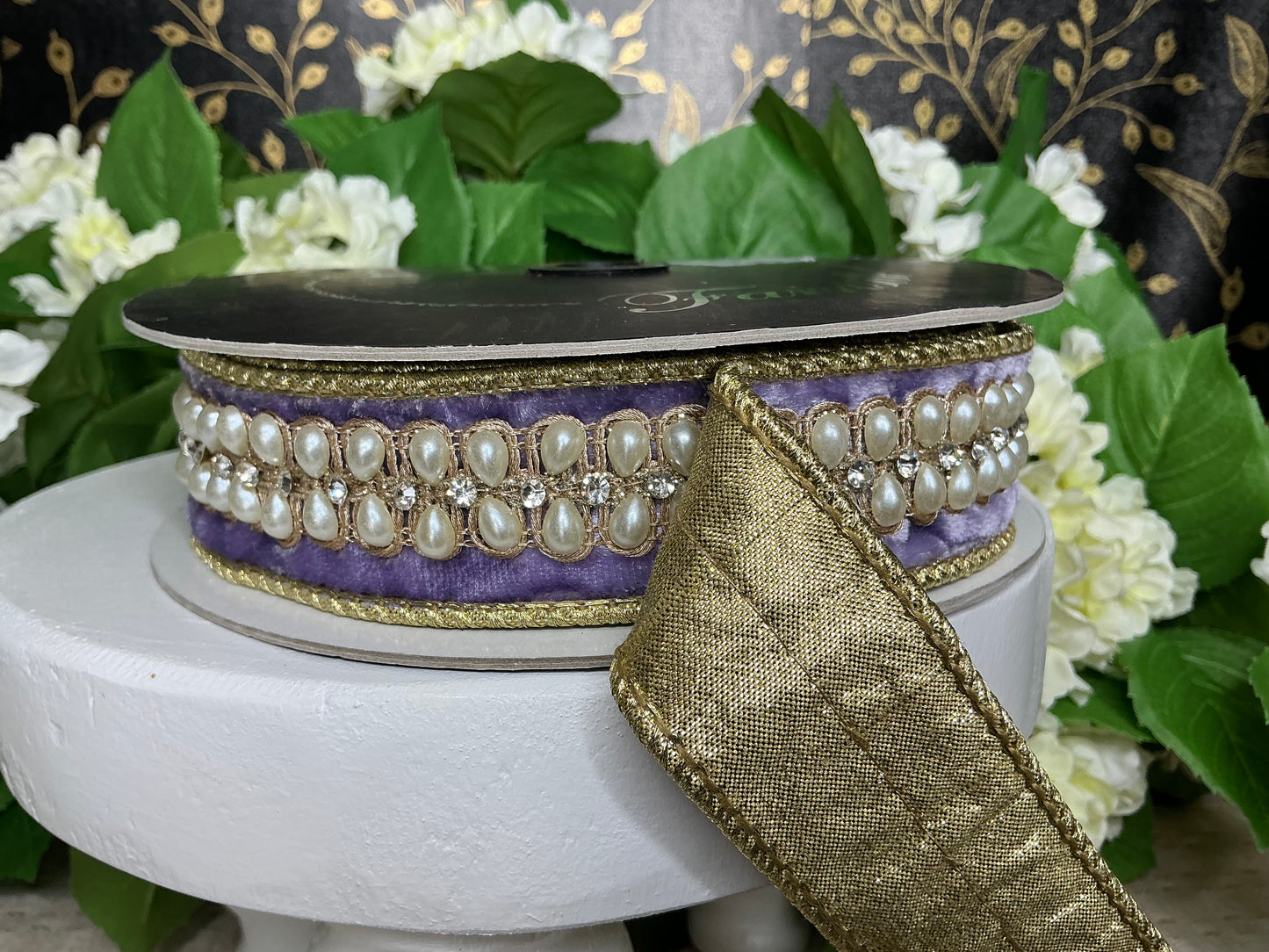Lavender Pearl ribbon, Farrisilk, RK836-70