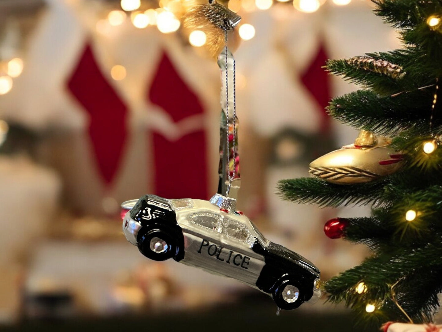 Police Car Christmas Ornament