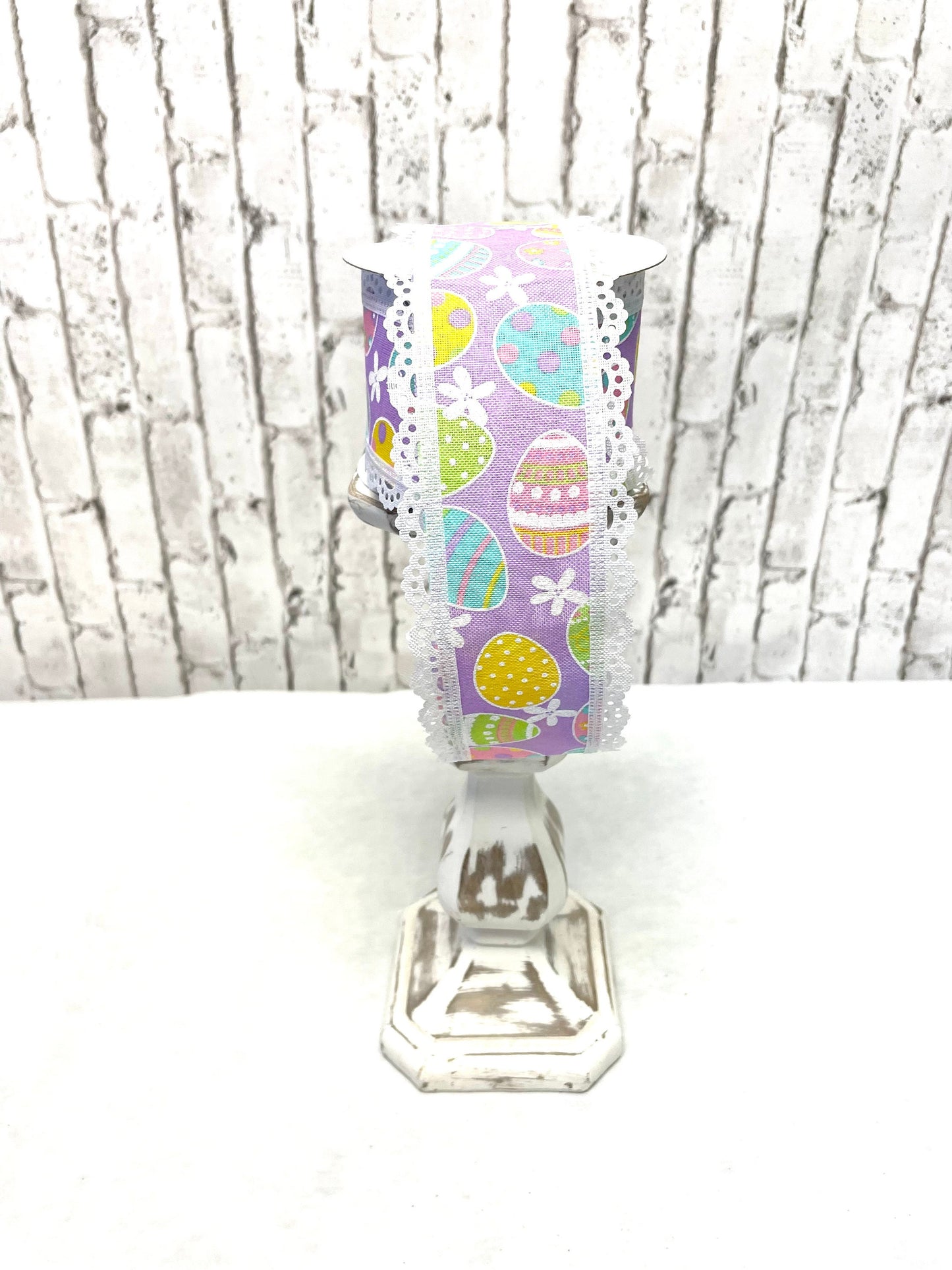 Easter egg ribbon, RGA858373, Lavendar Easter ribbon