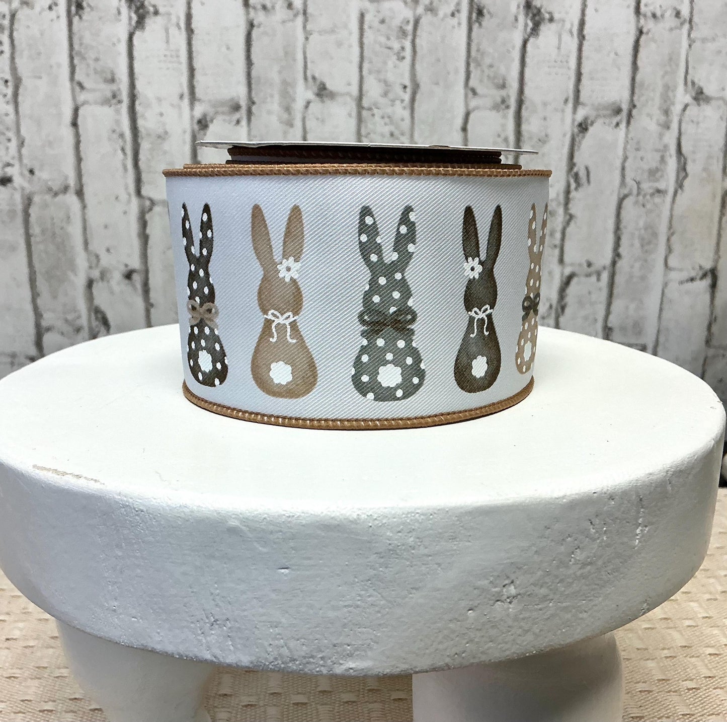Bunny Silhouette Ribbon, 2.5” x 10YD, Wired, RGF155027