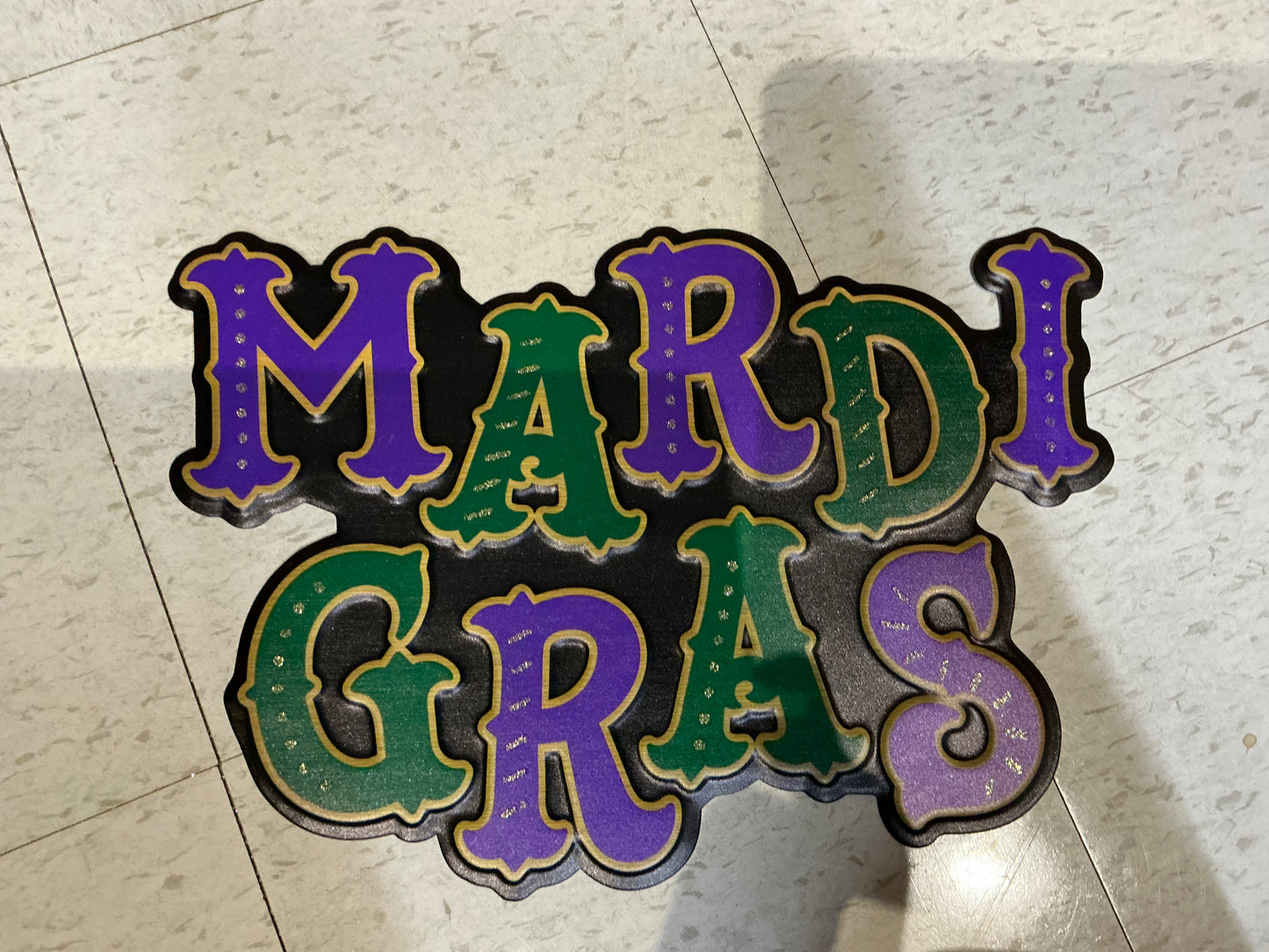 Mardi Gras sign - MD105202