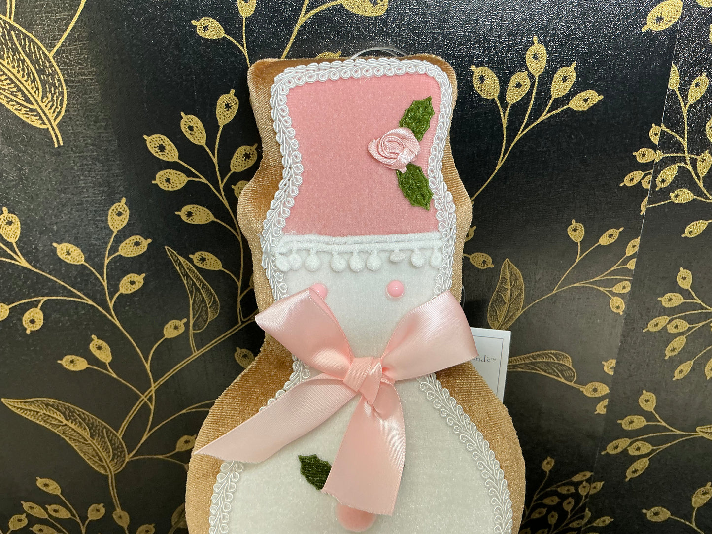 Snowman cookie ornament, December diamonds, 08-00205