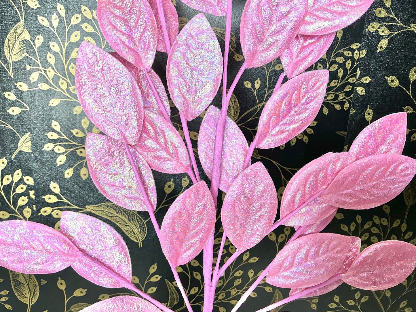 Pink leaf spray, 86296PK