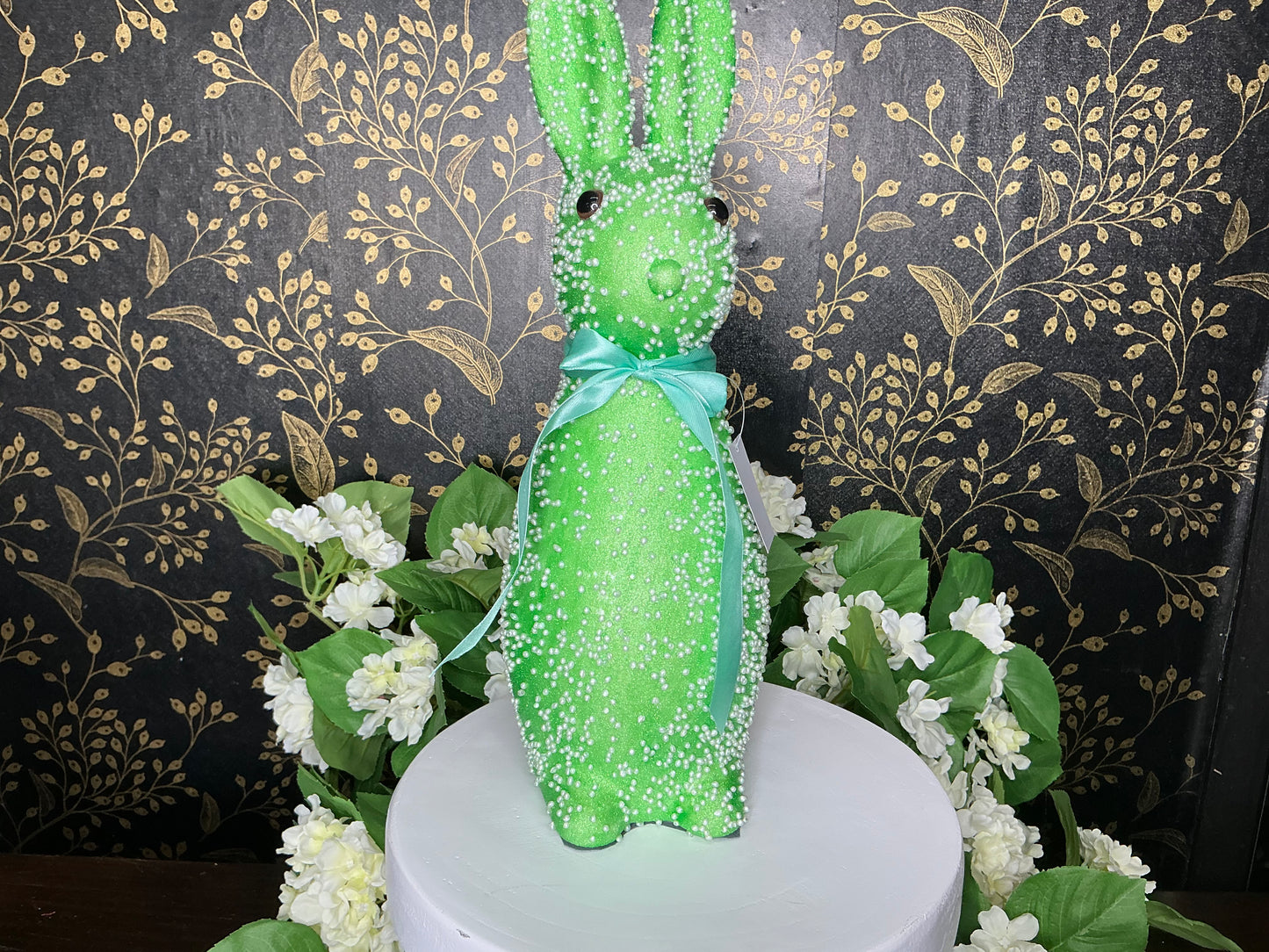 Green Pearl Bunny - 23186-GN