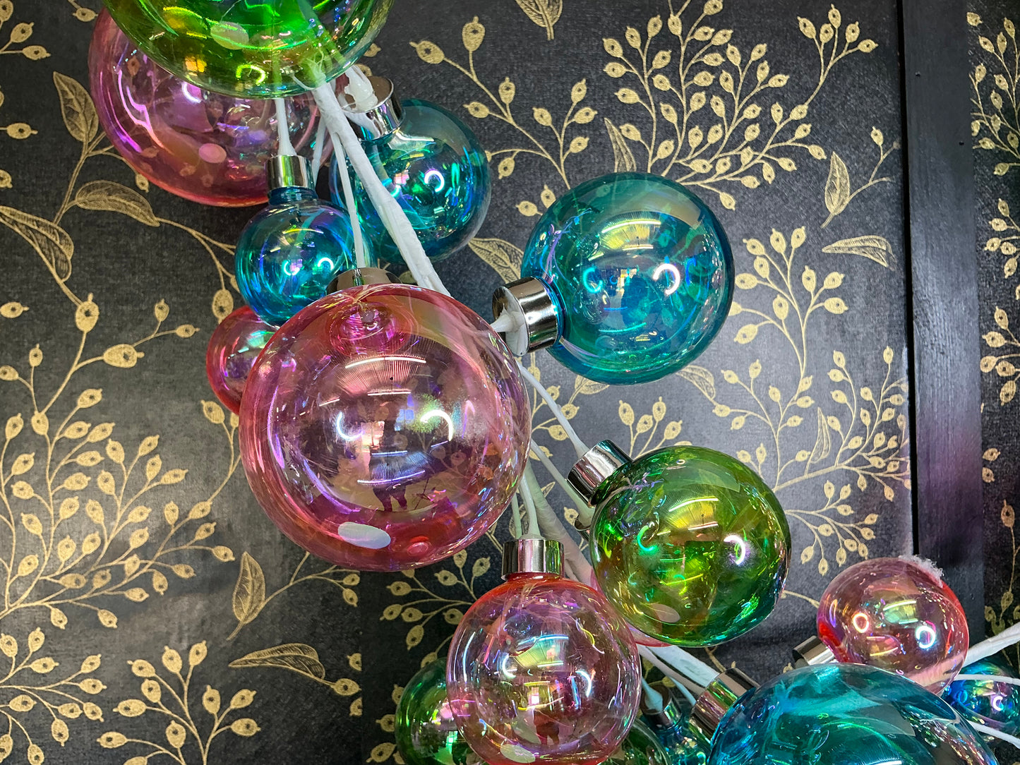 Colorful bubble ball garland, G4533543