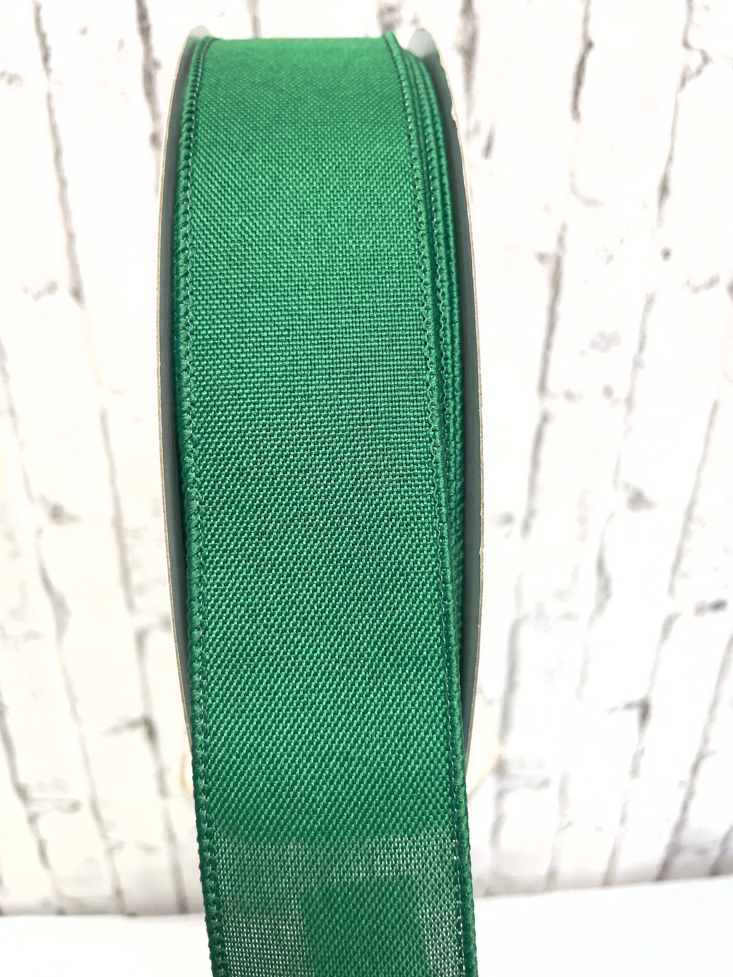 emerald green faux burlap ribbon, RC5008, 50 yard roll ribbon, burlap ribbon