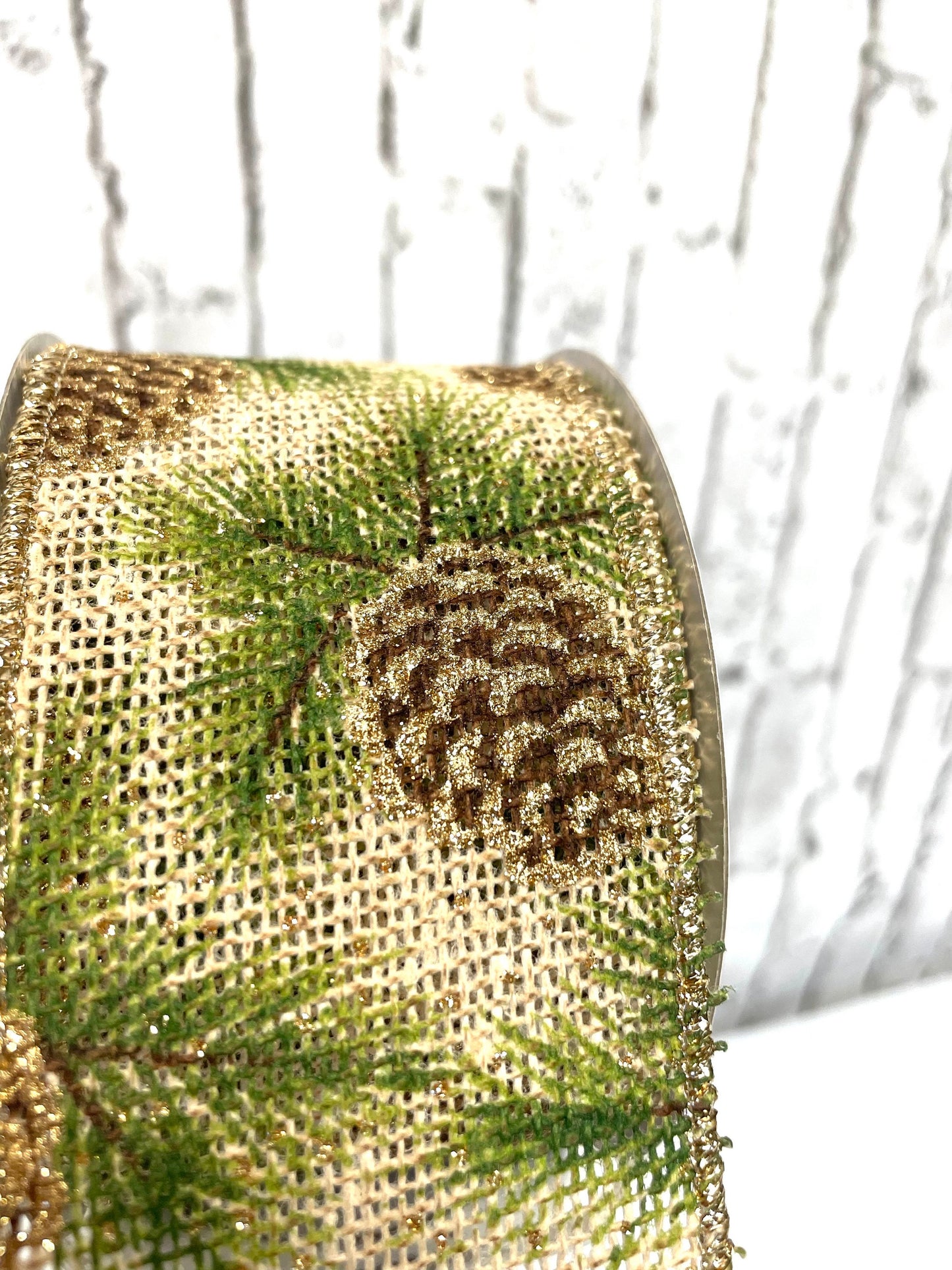 pinecone/pine needles ribbon, RGE150301