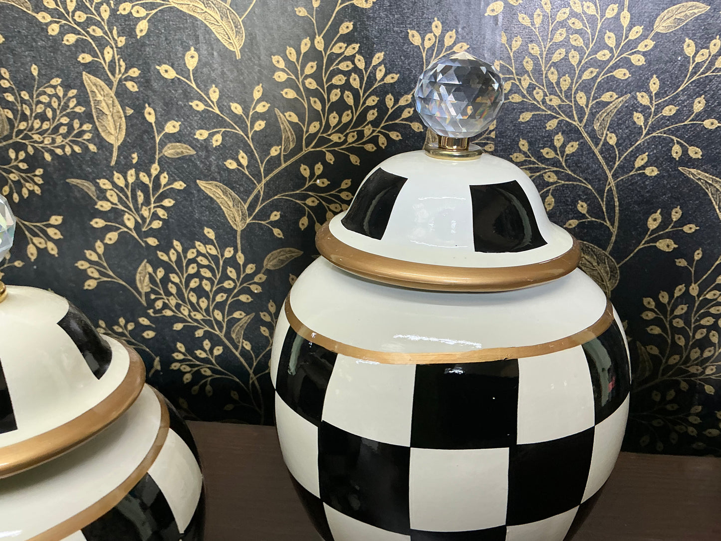 Checkered Jar set, Mark Roberts