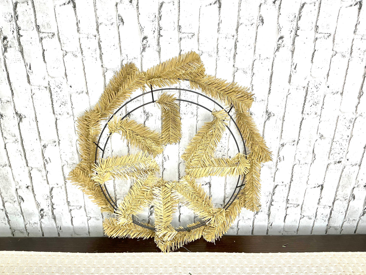 Burlap wreath base, XX7488W4