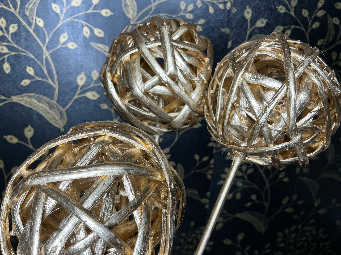 Gold Kambu Ball, Set of 3