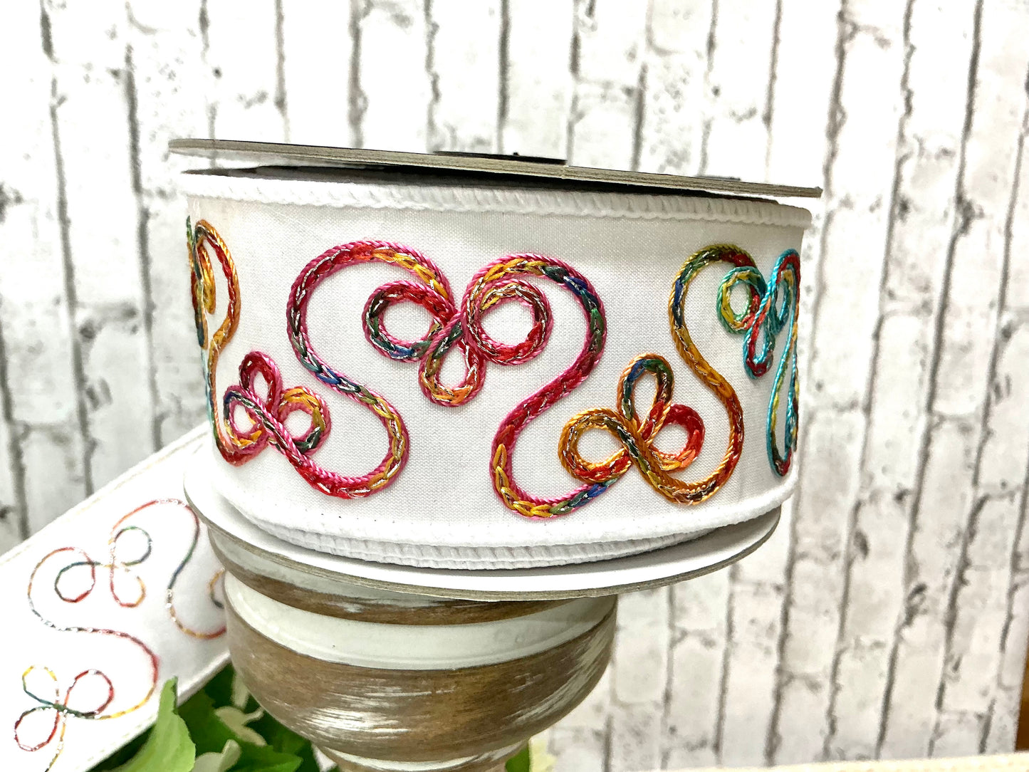 Whimsy Ribbons, Farrisilk designer ribbon, RK367-43