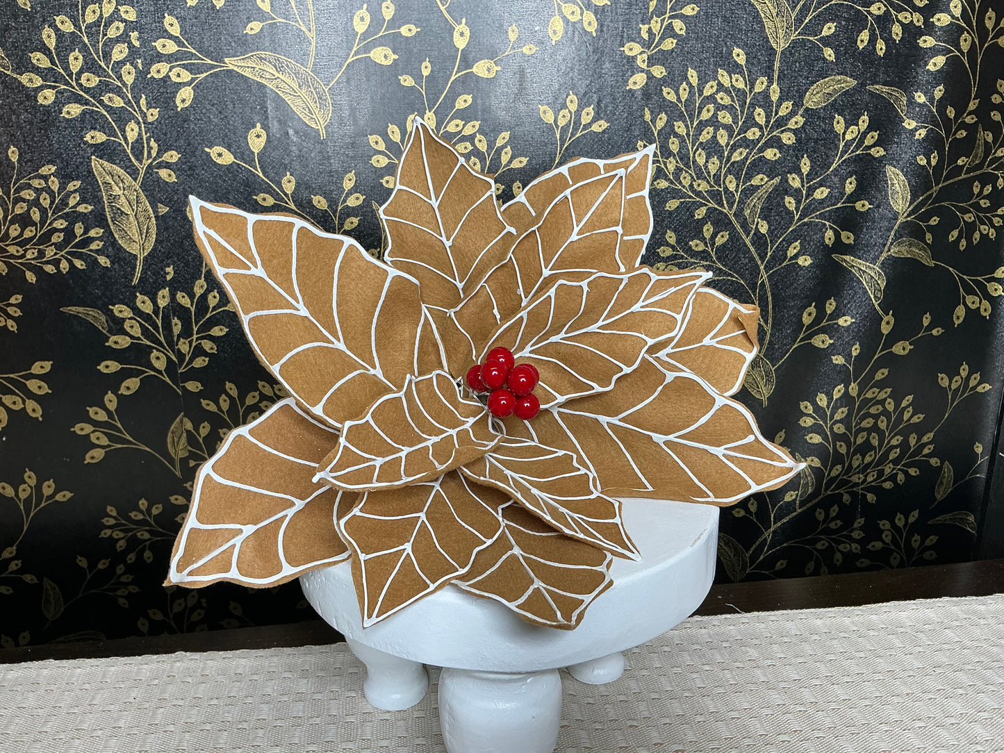 Gingerbread Poinsettia, XP36121
