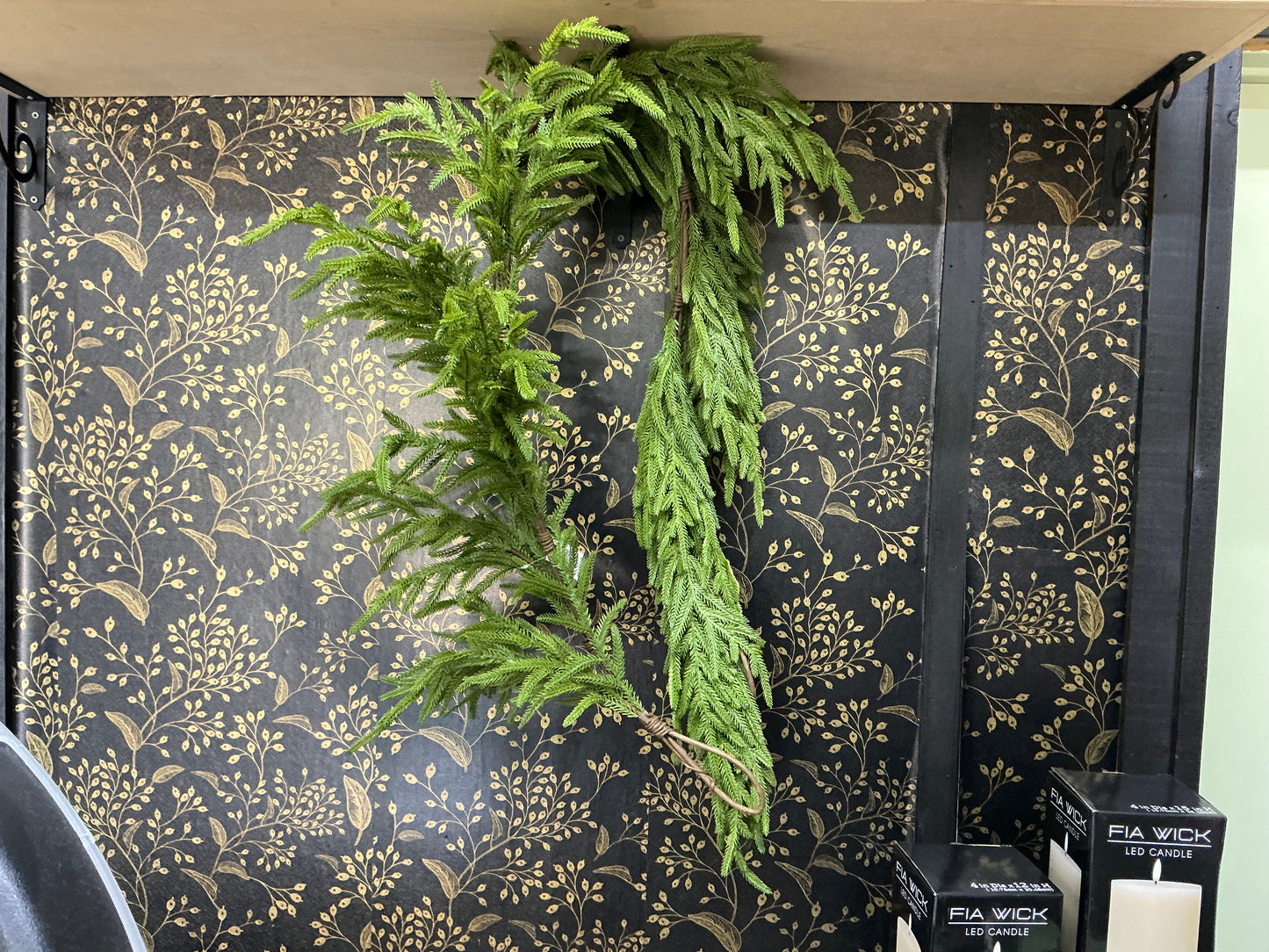 Soft Touch Norfolk Pine Garland, 6’
