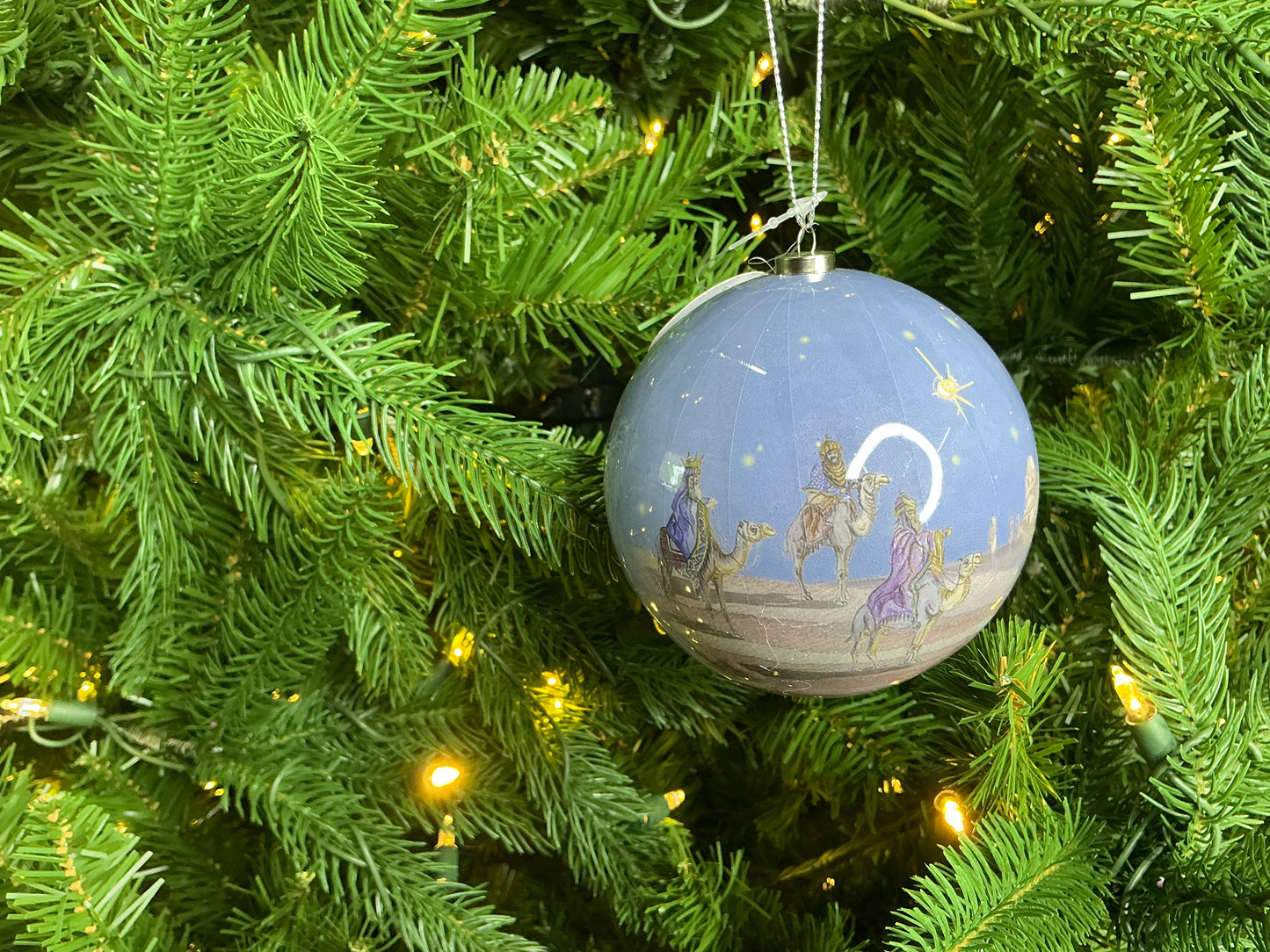Nativity Light-up Ball Ornament