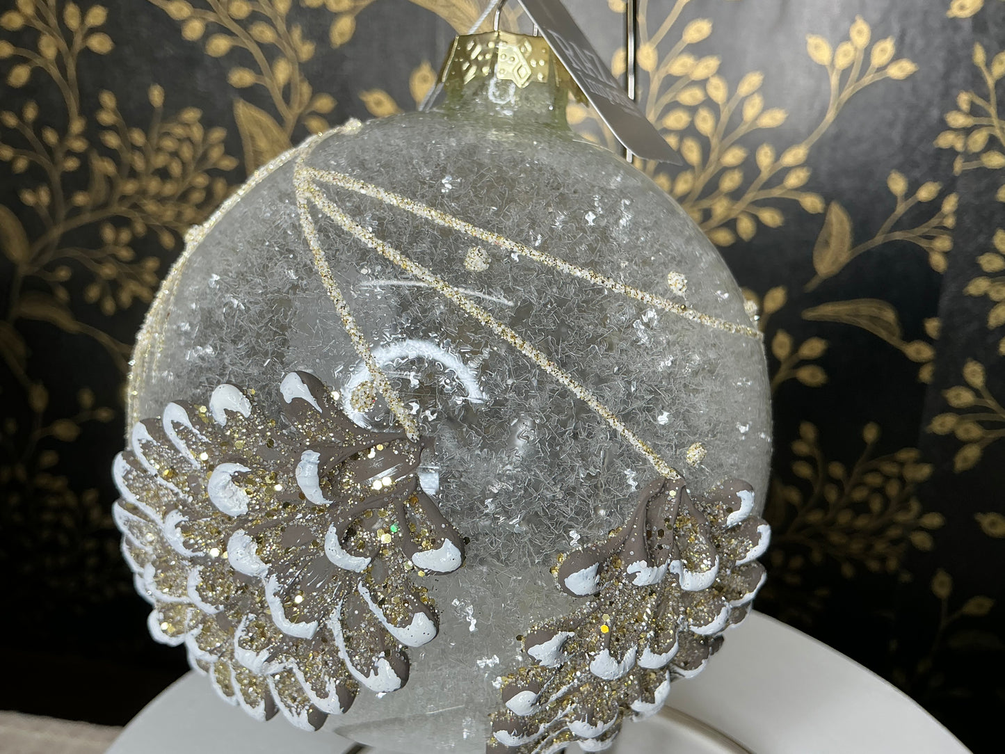 Pinecone ball ornament, 4524973
