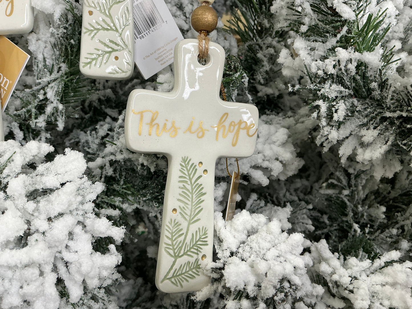 This is… Cross ornament, 9745544
