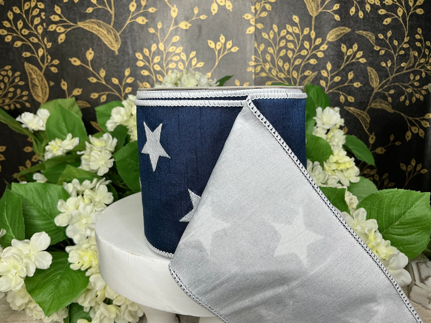 Blue w/Stars Ribbon - RAZ - R4527714