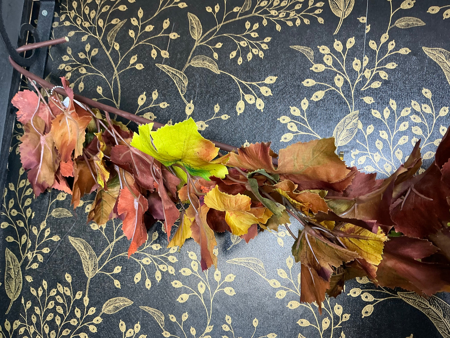 Maple leaf Garland, FL7037-BRNYG
