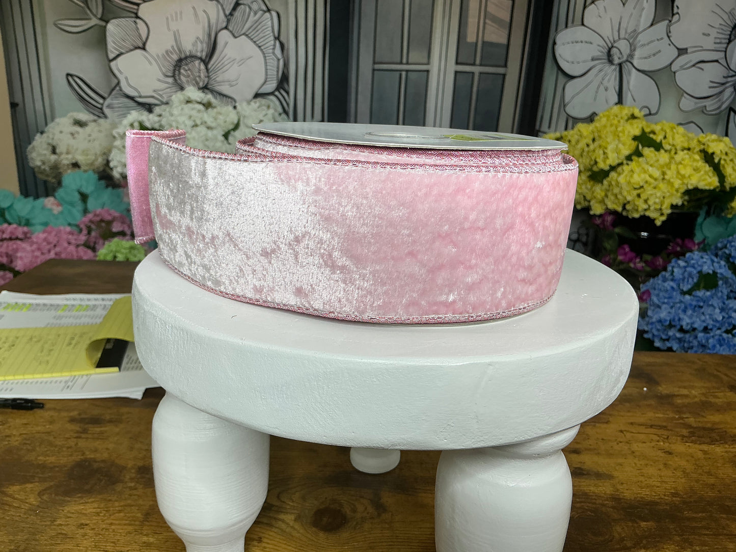 Pink Velvet Ribbon, Designer Ribbon, MTX71554