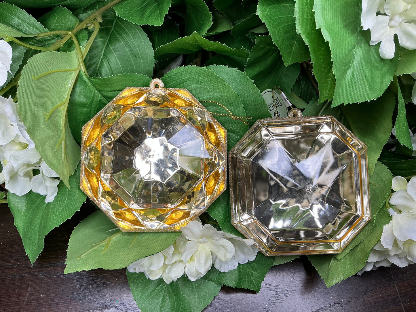 Champagne color gem/jewel set of 2, MTX67413