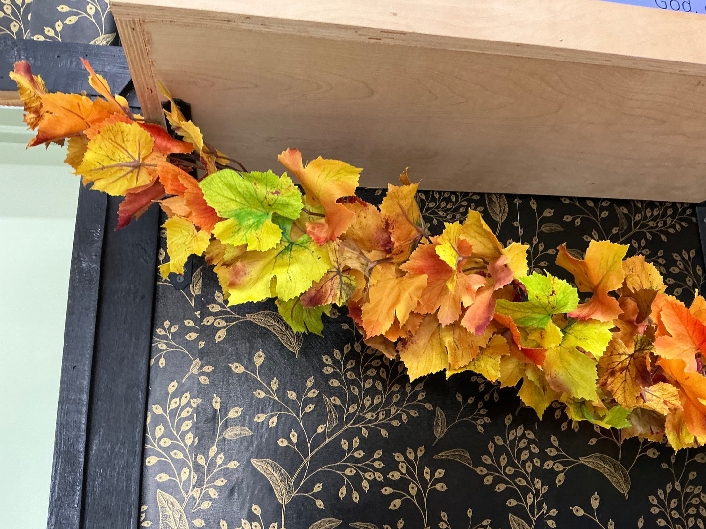 Maple leaf garland, FL7037-FALL