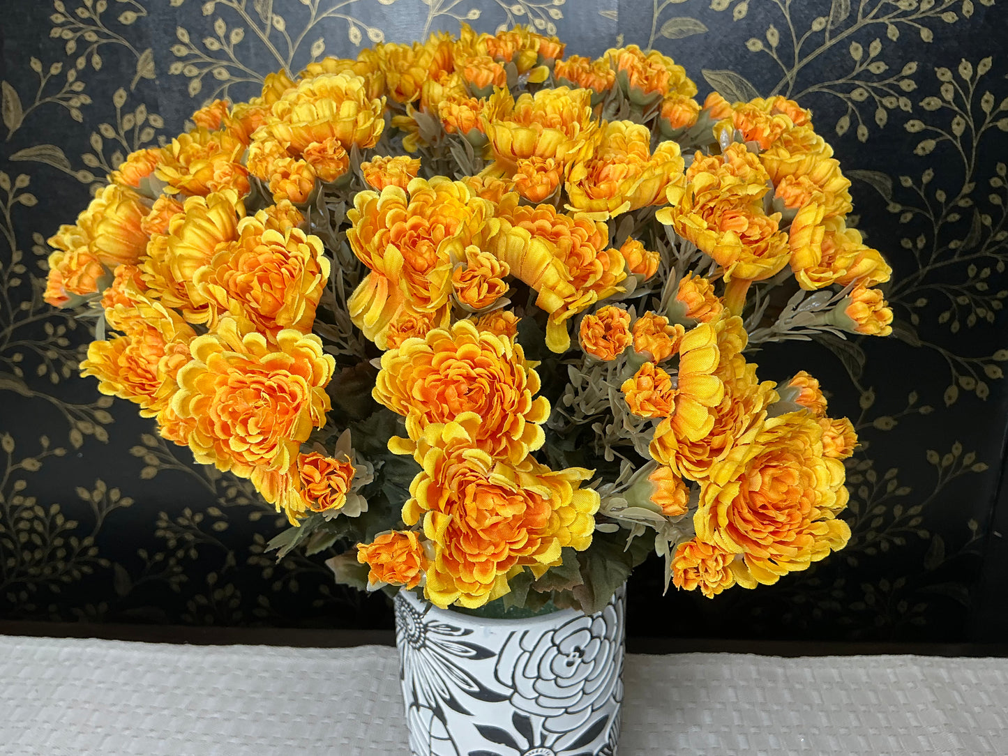 Mini Mum Bush, Gold, 1236-GO