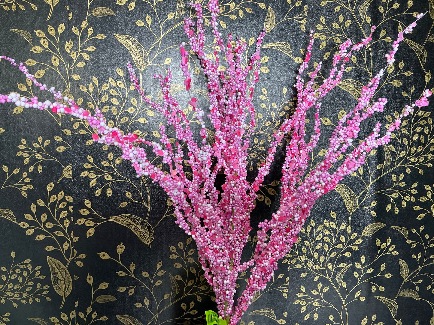 Pink Bead Twig Bush - 63699PK