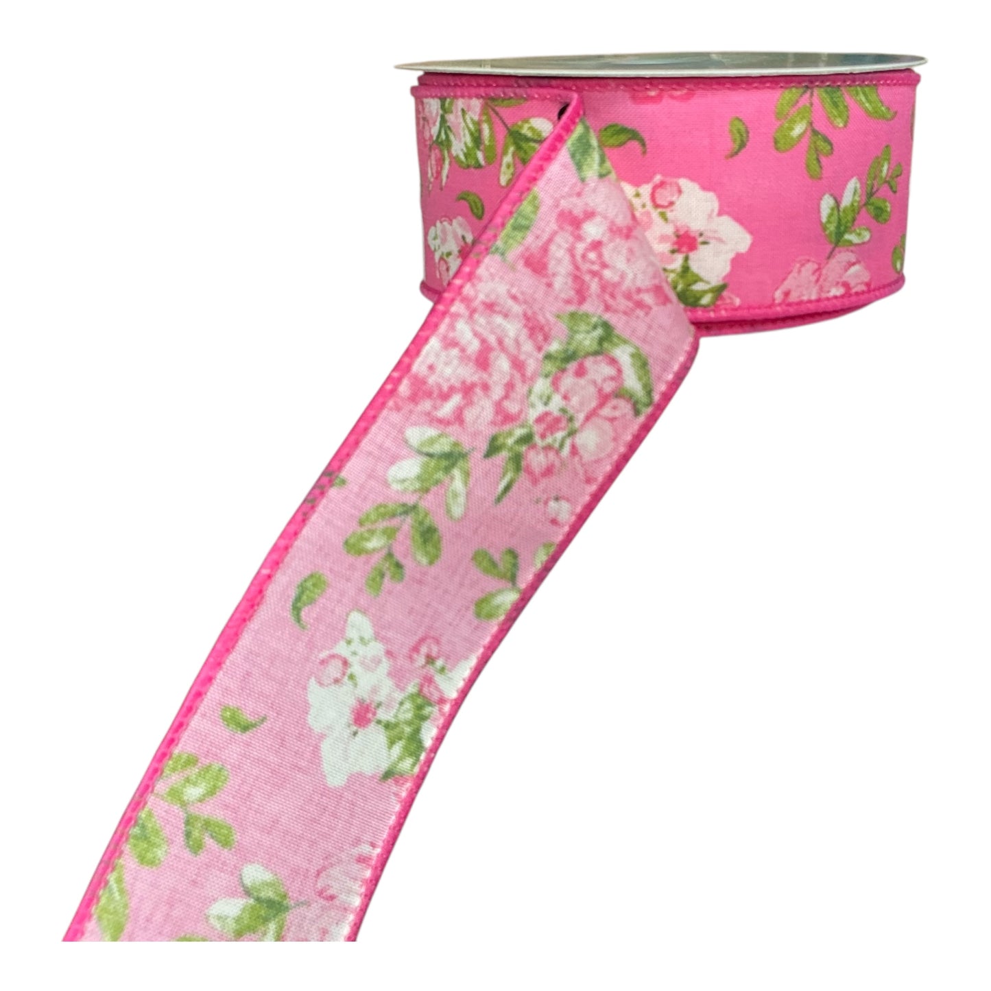 Pink Floral Ribbon