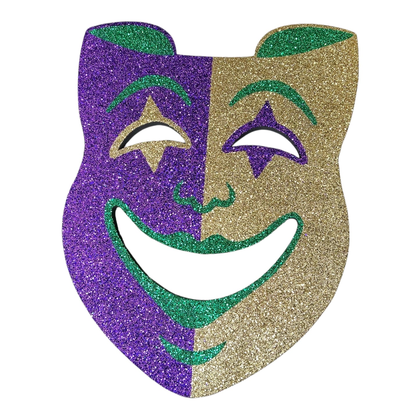 Large Comedy/Tragedy Mardi Gras Mask Decor