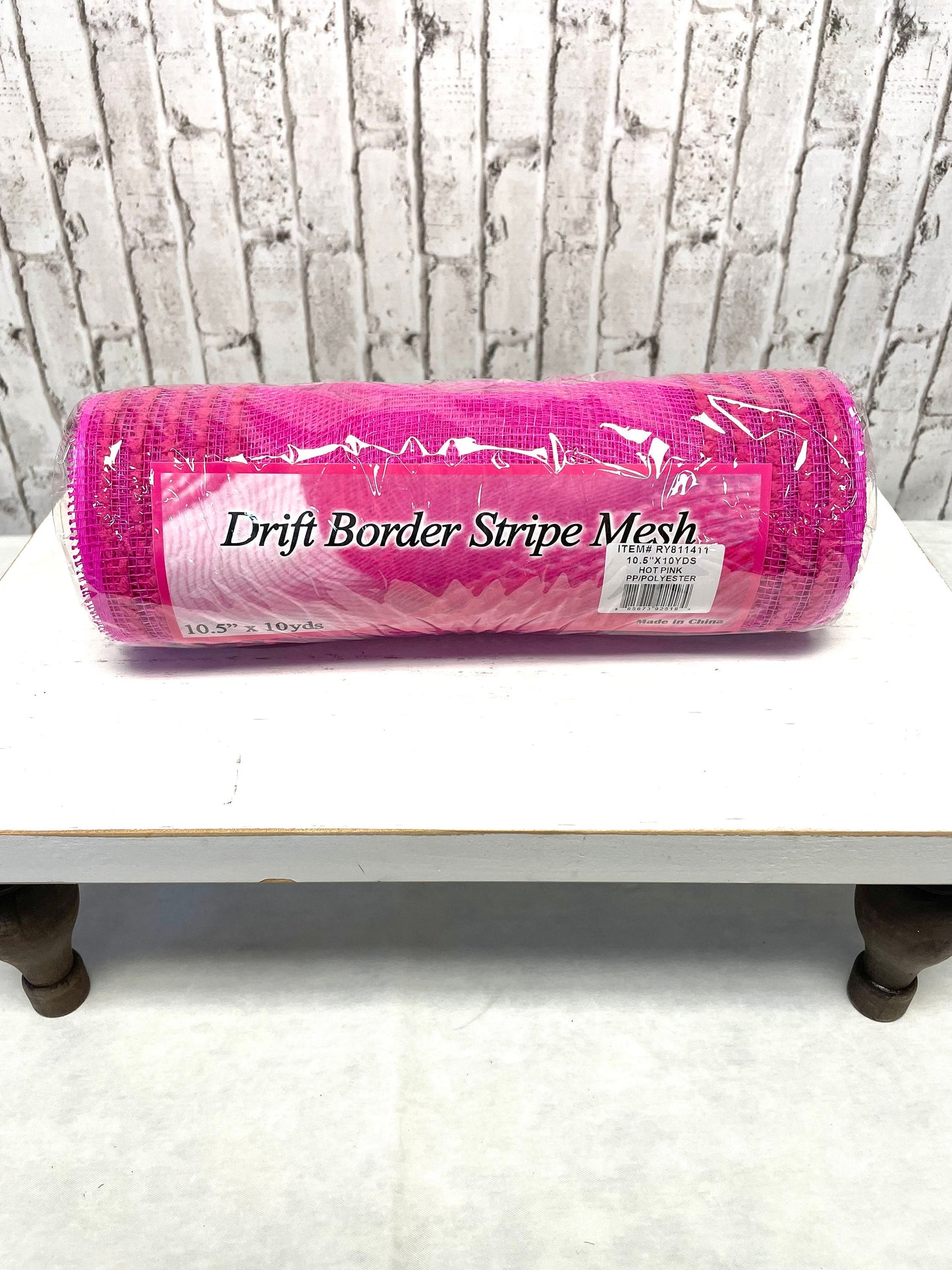 Hot pink border mesh, RY811411, spring mesh, summer mesh, fall mesh