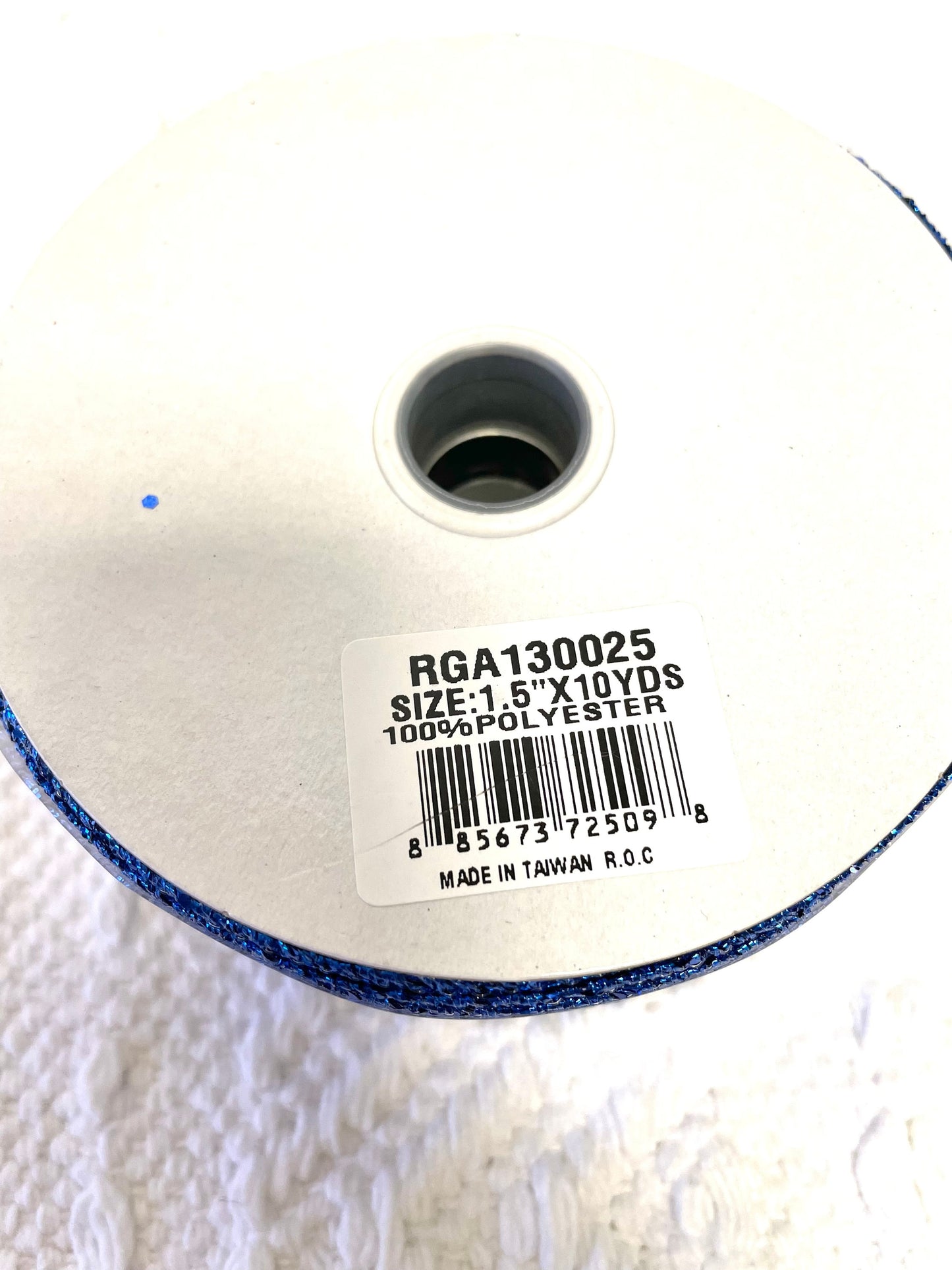 Royal blue glitter ribbon, RGA130025