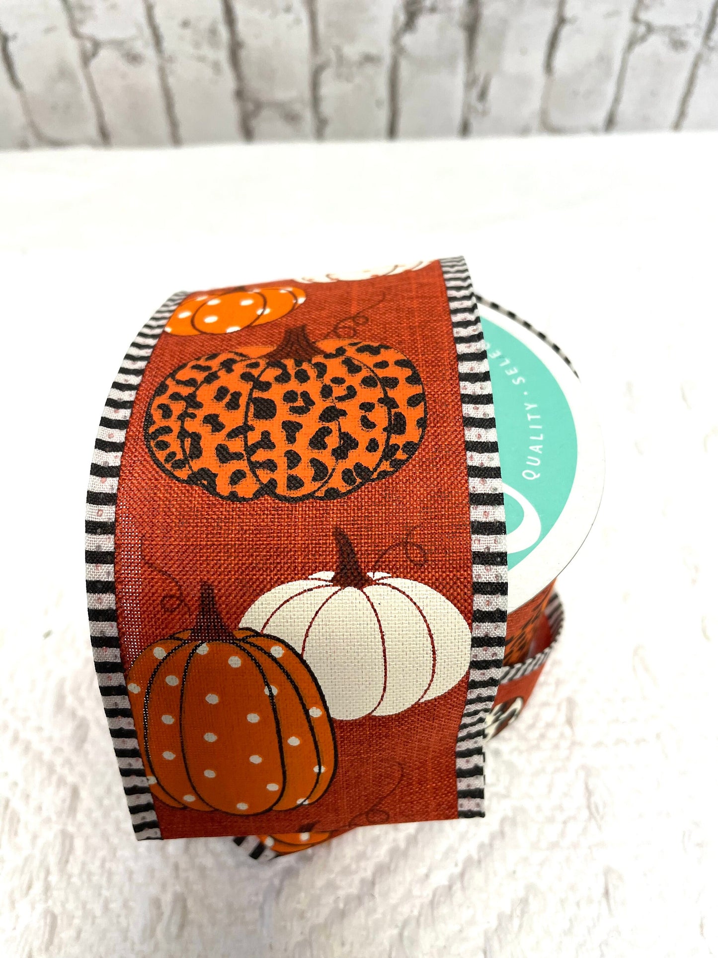 Fall ribbon, pumpkin ribbon, rust ribbon, RGA805174