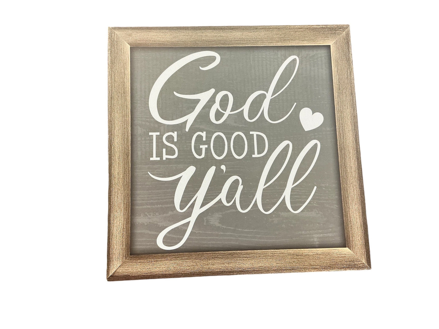 God is good sign, religious wreath sign, Christian wreath sign, AP7218