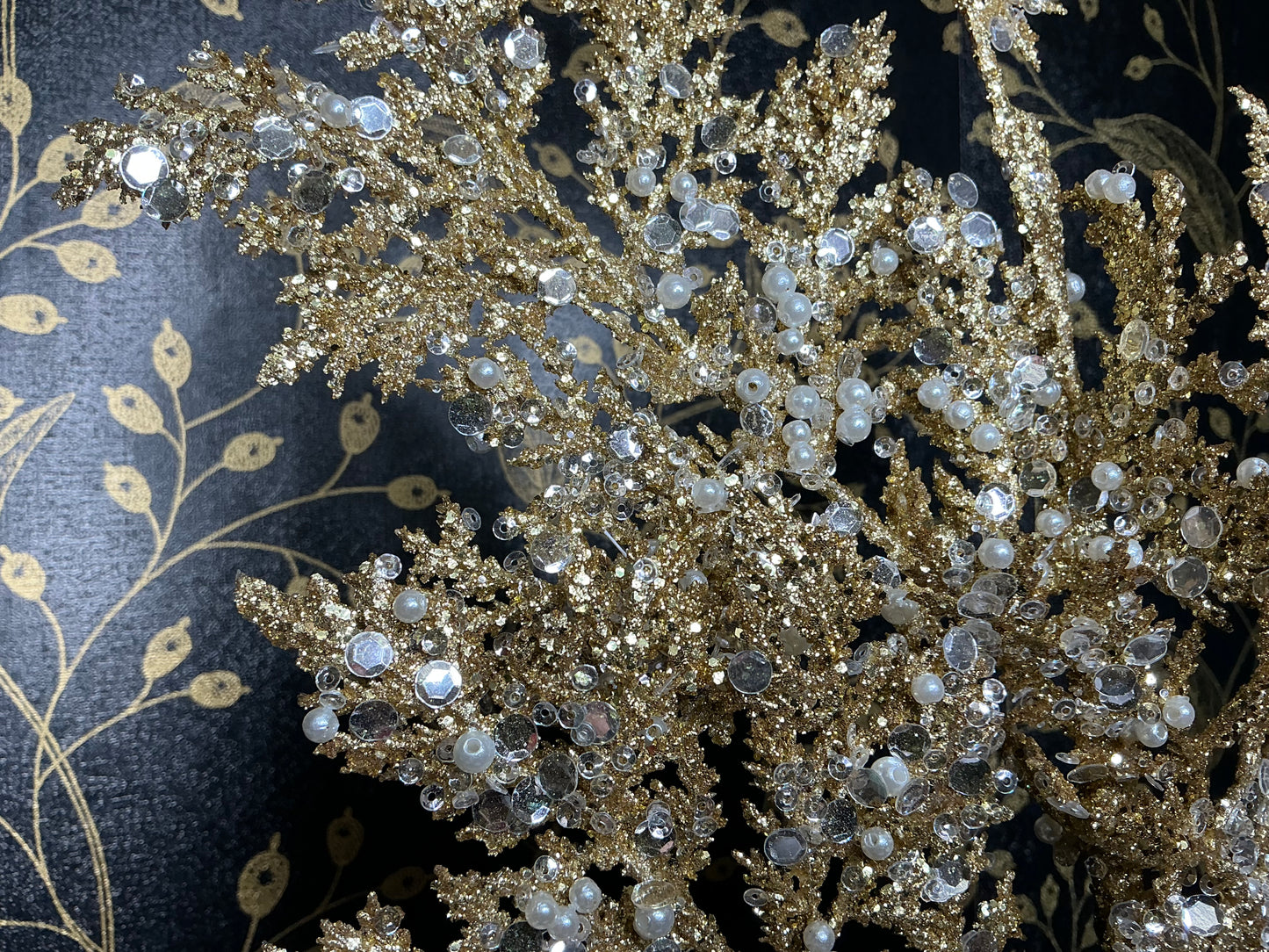 Gold Sequin Pearl, 40341-GOLD
