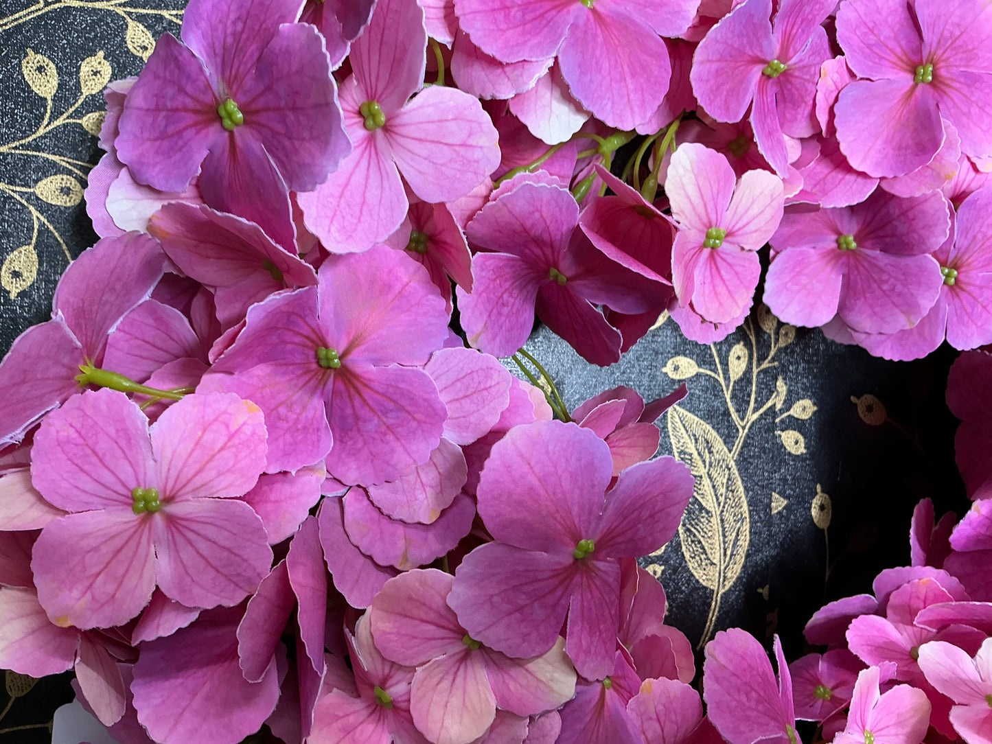 Pink Hydrangea Wreath - 20” - W4533129