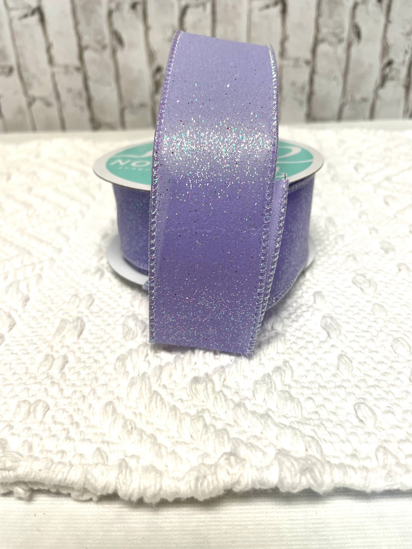 Lavender glitter iridescent ribbon, RGA181613